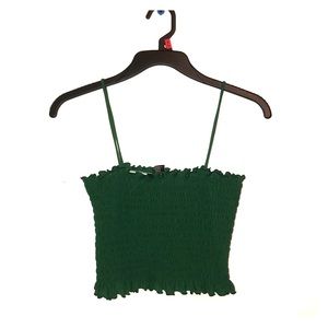 Forever 21 Green Crop Top